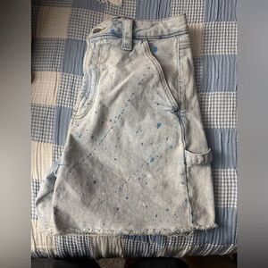 Wild Fable Light Blue Distressed Denim Skirt